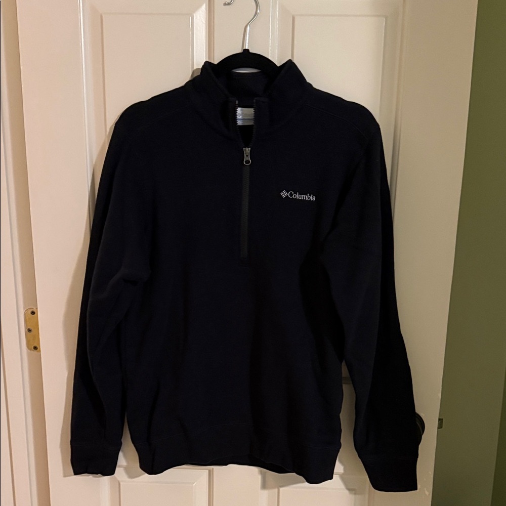 Columbia Men's Black Zip-Up Sweater